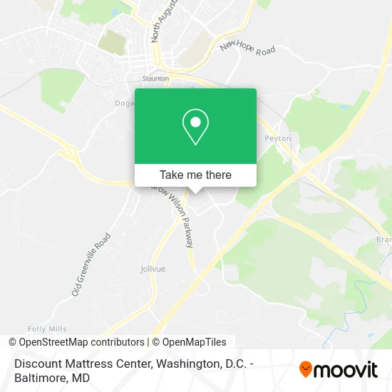 Discount Mattress Center map