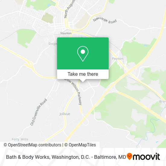 Bath & Body Works map