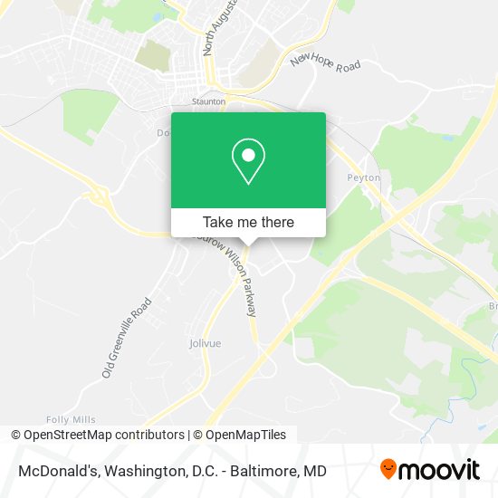 McDonald's map
