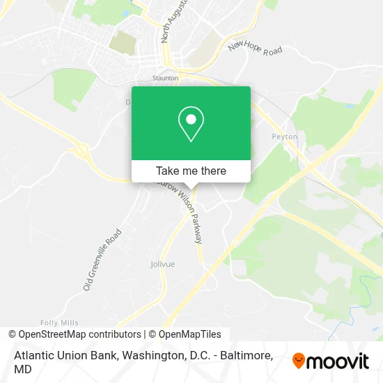 Atlantic Union Bank map