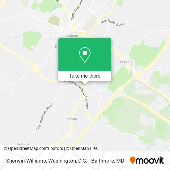 Sherwin-Williams map