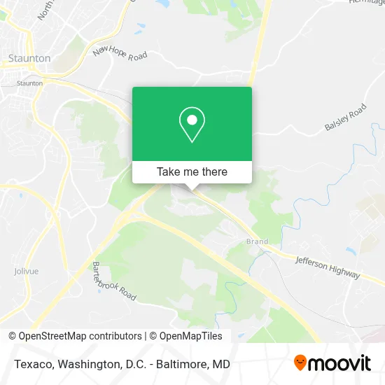 TEXACO map
