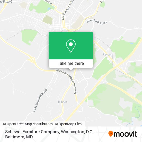 Schewel Furniture Company map
