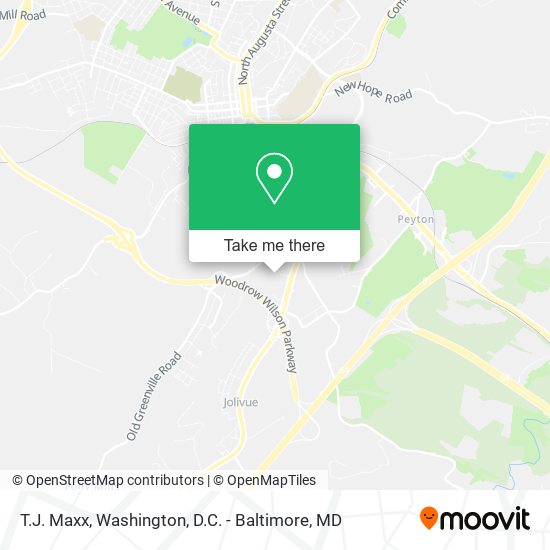 Mapa de T.J. Maxx