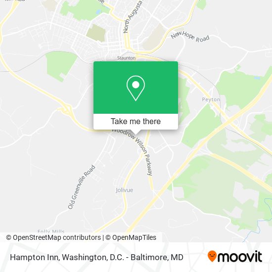 Hampton Inn map