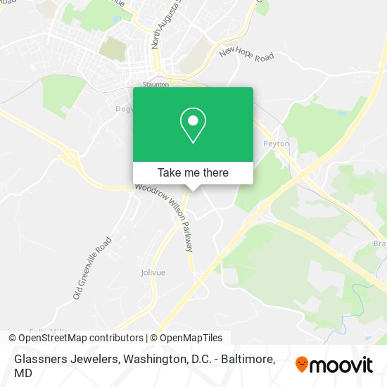 Glassners Jewelers map