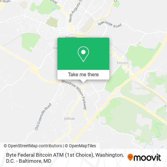 Byte Federal Bitcoin ATM (1st Choice) map