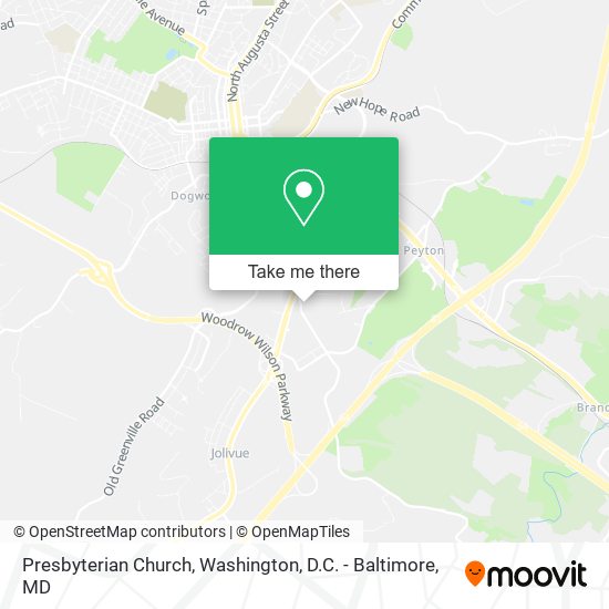 Presbyterian Church map