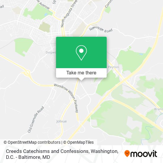 Creeds Catechisms and Confessions map