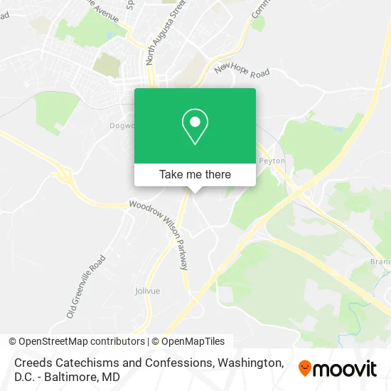 Creeds Catechisms and Confessions map