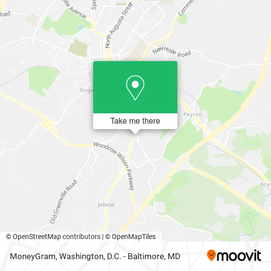 MoneyGram map
