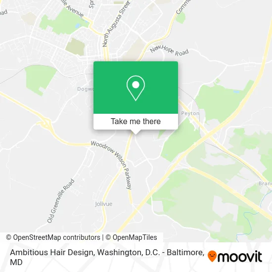 Ambitious Hair Design map