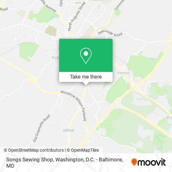 Songs Sewing Shop map
