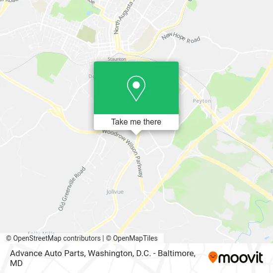 Advance Auto Parts map