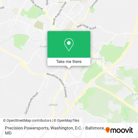 Precision Powersports map