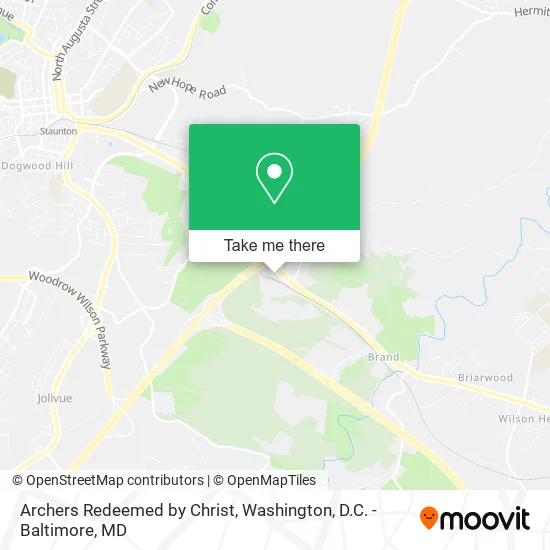 Archers Redeemed by Christ map