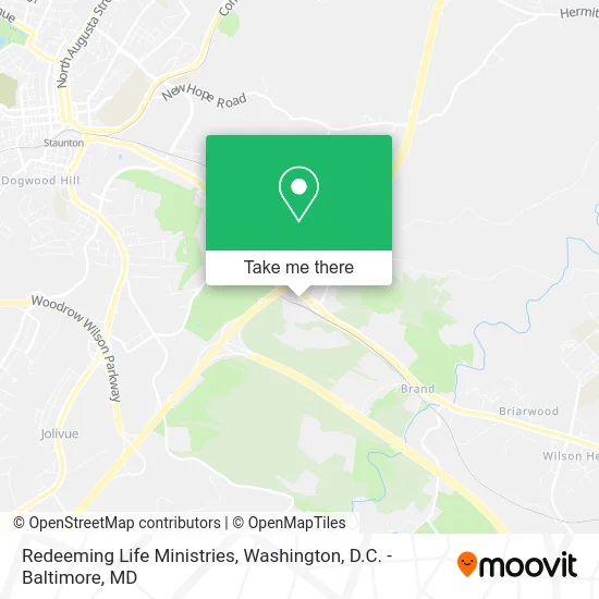 Redeeming Life Ministries map