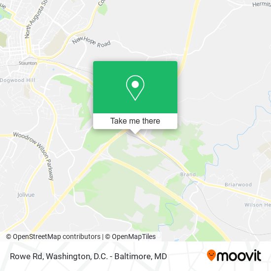 Mapa de Rowe Rd