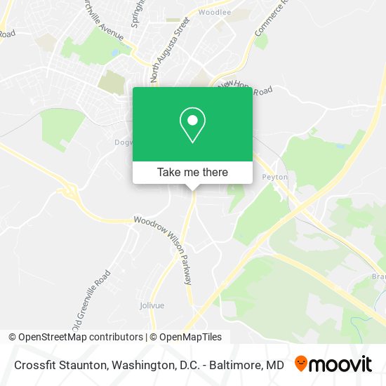Mapa de Crossfit Staunton