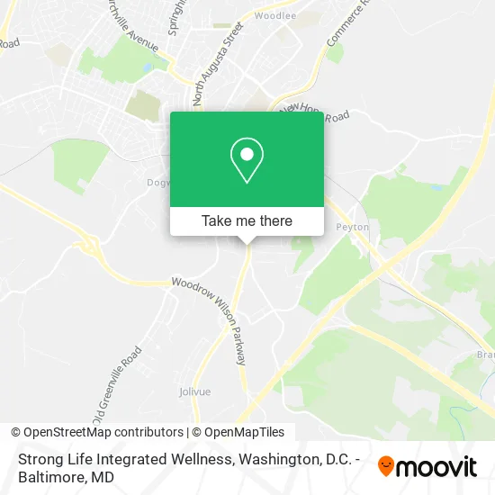 Strong Life Integrated Wellness map