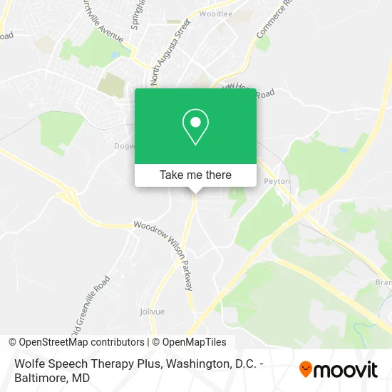 Wolfe Speech Therapy Plus map