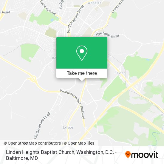 Linden Heights Baptist Church map