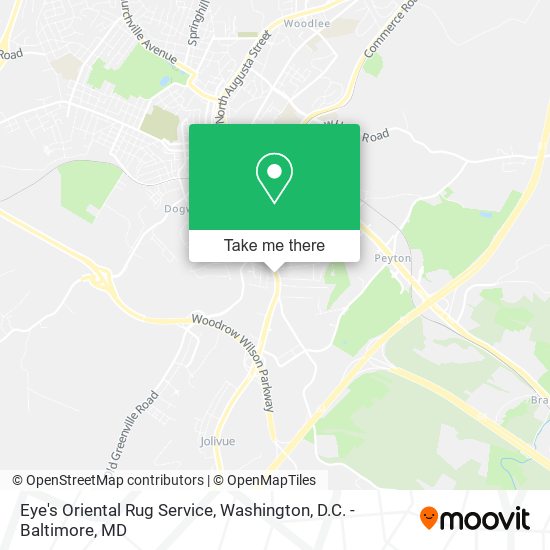 Mapa de Eye's Oriental Rug Service