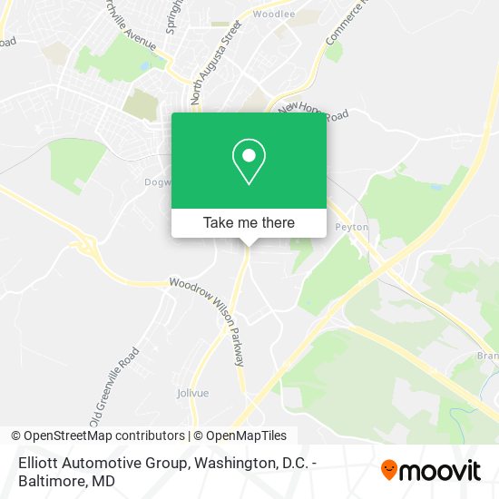 Mapa de Elliott Automotive Group