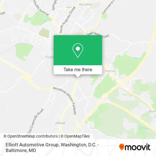 Elliott Automotive Group map