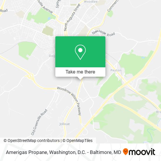 Mapa de Amerigas Propane