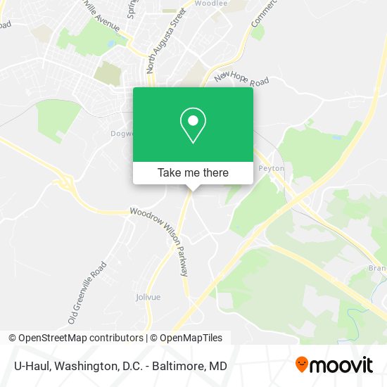 Mapa de U-Haul
