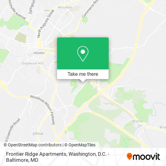 Frontier Ridge Apartments map