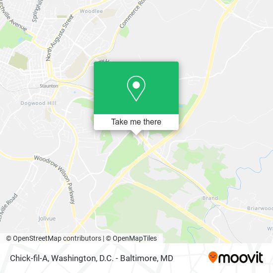 Mapa de Chick-fil-A