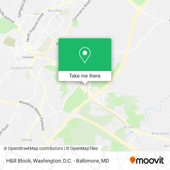 H&R Block map
