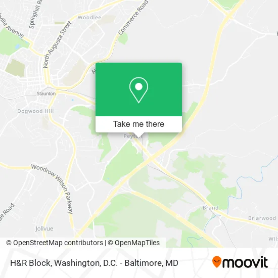 H&R Block map