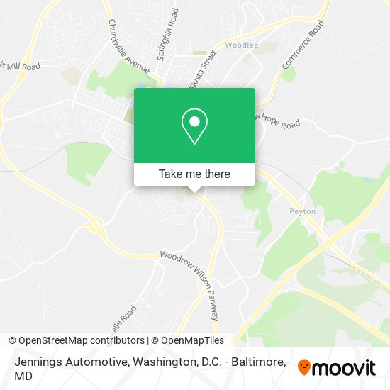 Mapa de Jennings Automotive