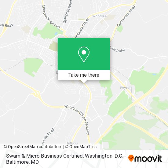 Mapa de Swam & Micro Business Certified