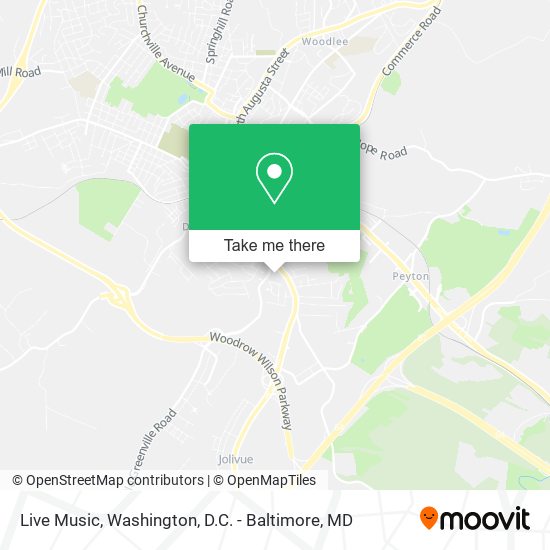 Live Music map