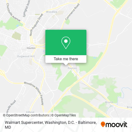 Walmart Supercenter map