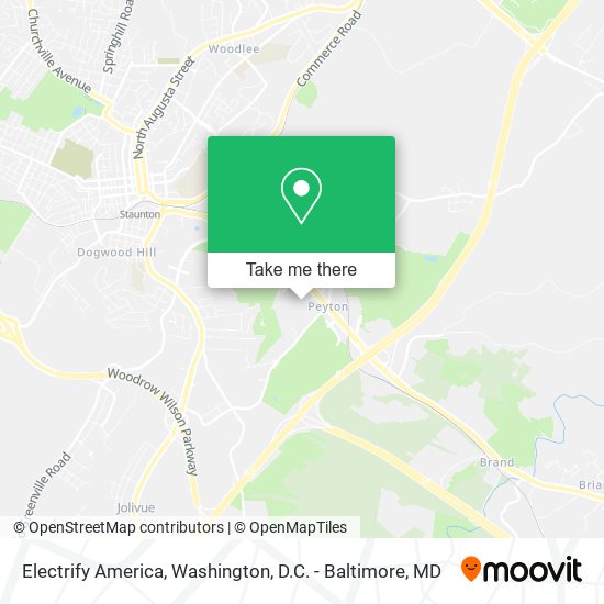 Electrify America map