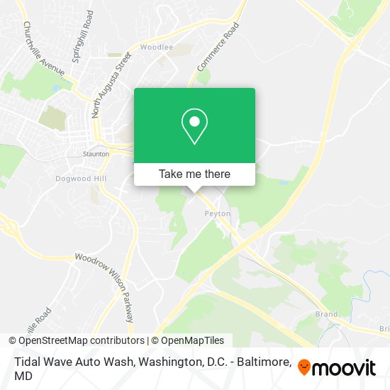 Mapa de Tidal Wave Auto Wash