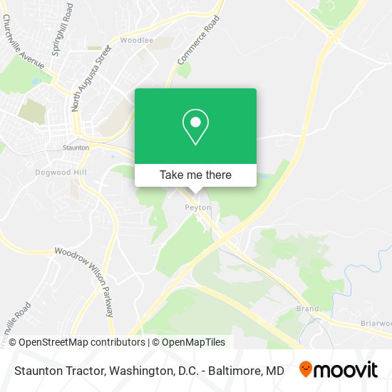 Mapa de Staunton Tractor