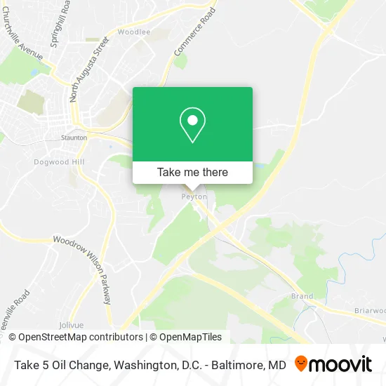 Take 5 Oil Change map