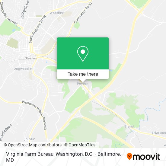 Virginia Farm Bureau map