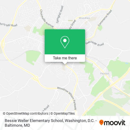 Mapa de Bessie Weller Elementary School