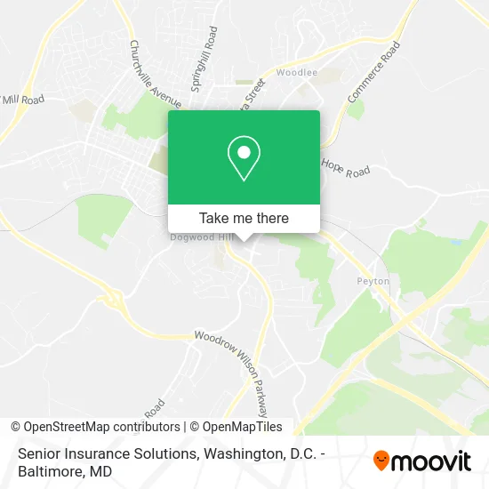 Senior Insurance Solutions map