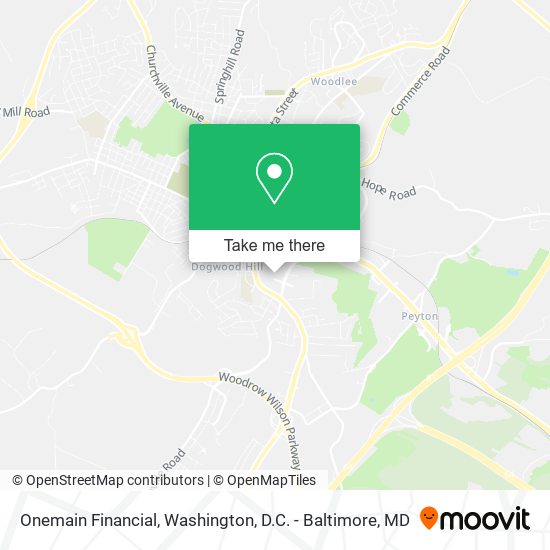 Onemain Financial map