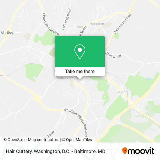 Hair Cuttery map
