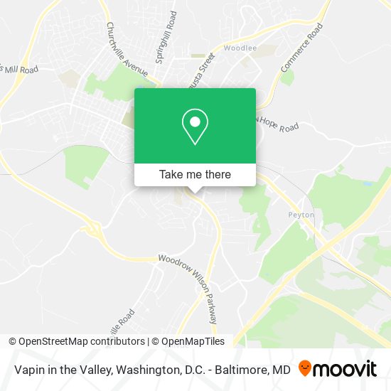 Vapin in the Valley map