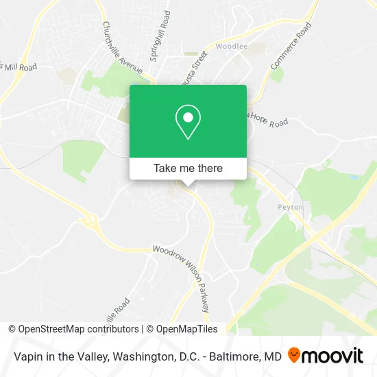 Vapin in the Valley map